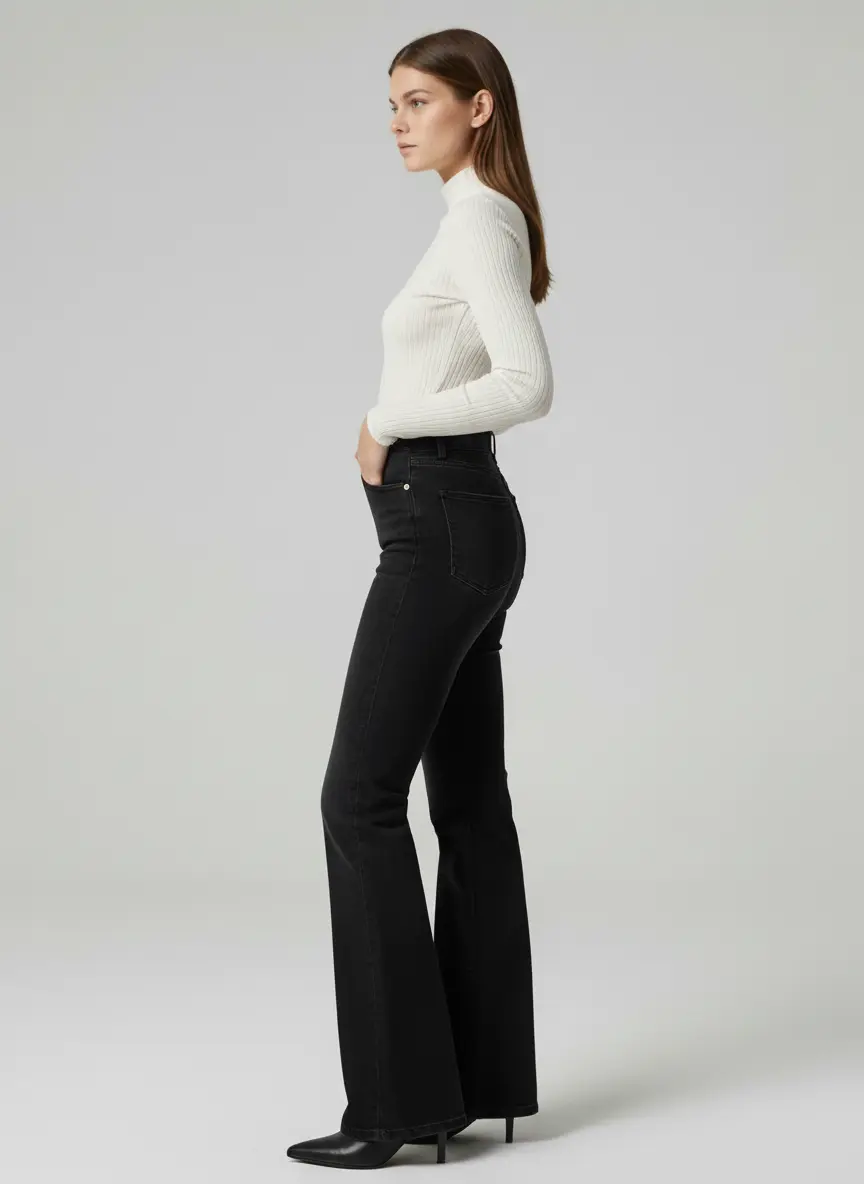 The Classic High-Rise Flare Jean